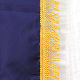 Embroidered Fringed Texas Flag