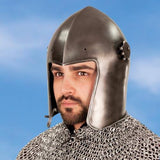 Visored Bascinet - Knight's Helmet
