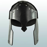 Leather Greek Helmet