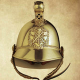 British Brass Fireman's Helmet