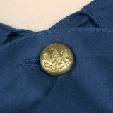 Cotton Cavalry Shirt - Blue - Brass Buttons