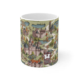 Medieval Landscape Ceramic Coffee Mug