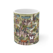 Medieval Landscape Ceramic Coffee Mug