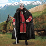 Ragnar Fur Hooded Viking Cloak