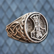 Thorâ's Hammer Viking Ring