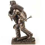 Firefighter in Action Statue