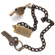 Alcatraz Guard Key and Whistle