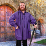 Purple Renaissance Swordsman's Shirt