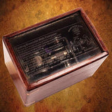 Steampunk Folding Brass Oculator Encompassor Binocular with Compass