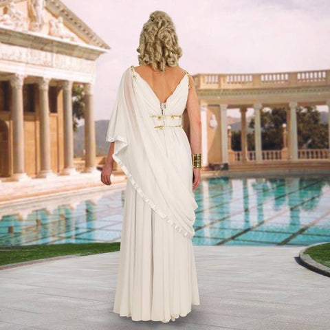 30 Flowing Grecian-Styled Wedding Dresses | Greek goddess dress, Greek dress,  Goddess dress