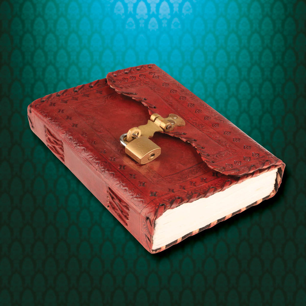 Locking Leather Journal with Key Costumes and Collectibles