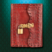 Locking Leather Journal with Key