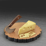Cheese Board Log and Axe Set