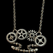 Clockwork Mechanical "Brass Knuckle" Necklace
