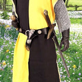 Double Adjustable Medieval Sword Belt - costumesandcollectibles