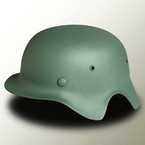 German WWII Luftwaffe Flak Helmet - Side profile