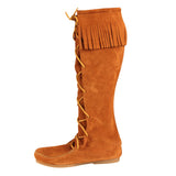 High Boots with Fringe - costumesandcollectibles