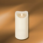 LED Wax Pillar Candle 3-1/2" x 7"