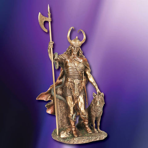 Loki Norse God Statue