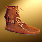 Low Boots with Fringe - Costumes and Collectibles