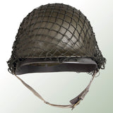 M1 Style Steel Surplus Helmet With Net