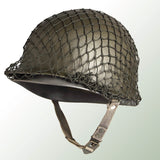 M1 Style Steel Surplus Helmet with Net