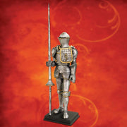 Medieval Armor with Lance Statue