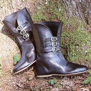 Medieval Leather Calf Boots