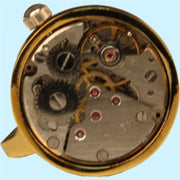 Steampunk Clockwork Mechanical Cuff Links