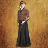Winchester Brown Corset Coat by Costumes and Collectibles