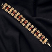 Gold & Topaz Bracelet - costumesandcollectibles