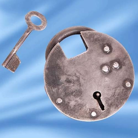 Medieval Padlock, Medium - Costumes and Collectibles