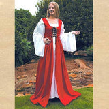 Fair Maiden's Dress Red - Costumes and Collectibles