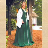 Fair Maiden's Dress Green - Costumes and Collectibles