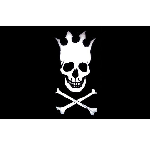 Skull with Crown Flag