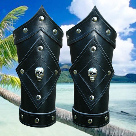 Dead Man's Pirate Vambraces - costumesandcollectibles
