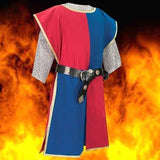 Red and Blue knightly tabard