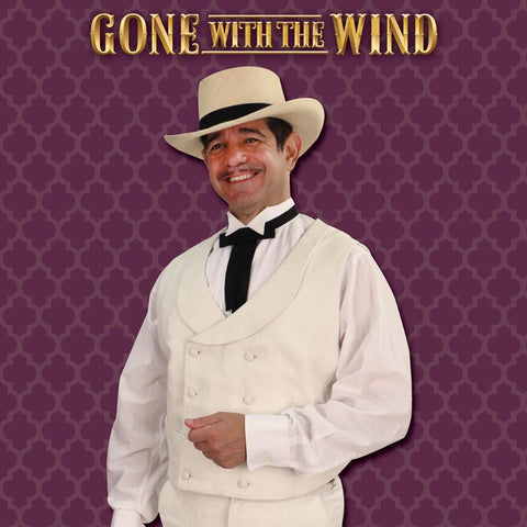 Gone With The Wind Plantation Vest - Licensed Rhett Butler Costume - costumesandcollectibles