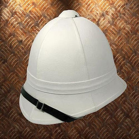 Classic White Pith Helmet - costumesandcollectibles