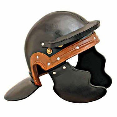 Roman Trooper Leather Helm