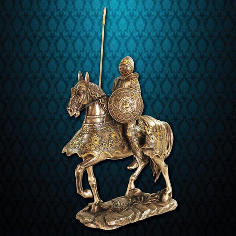 Medieval Armored Knight Statue
