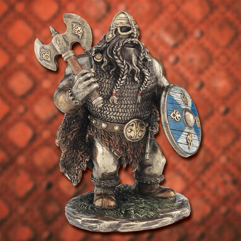 Shorty Viking with Axe Statue - Costumes and Collectibles